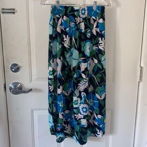 Loft jungle floral midi/maxi skirt